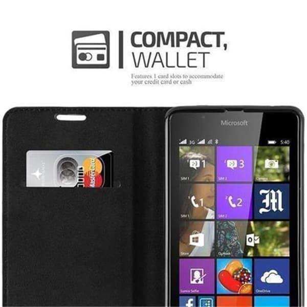 Fodral för Nokia Lumia 540 Skal i MÖRK BRUN brun