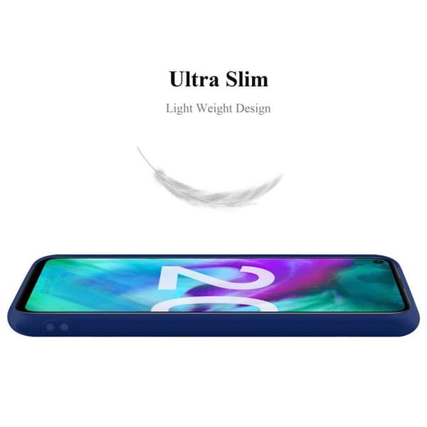 Skyddsfodral för Honor 20 / 20S / Huawei NOVA 5T MÖRKBLEU Stötsäker Silikon Blå