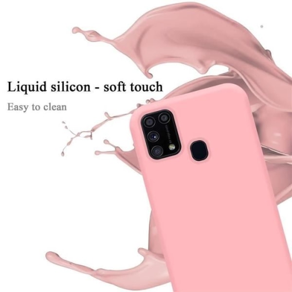 Cadorabo skal till Samsung Galaxy M31 - i rosa - Flexibel TPU silikon