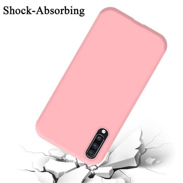 Mobilskal - CADORABO - Samsung Galaxy A70/A70S - Silikon TPU - Rosa - Optimal skydd Rosa
