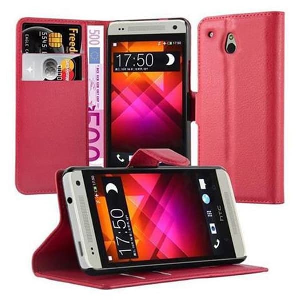 Fodral för HTC ONE M4 MINI i KIRSCHRÖD Röd