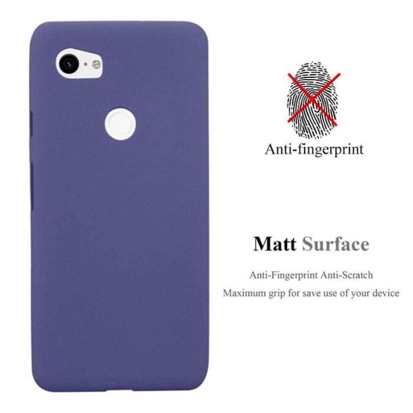 Coque - CADORABO - Google PIXEL 2 XL - Silikon TPU - Stötskydd - Tunt och lätt design Frost mörkblå