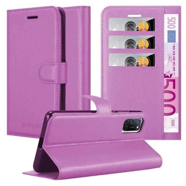 Coque - Cadorabo - Oppo A52 - Similicuir - Lila - Ställfunktion Lila