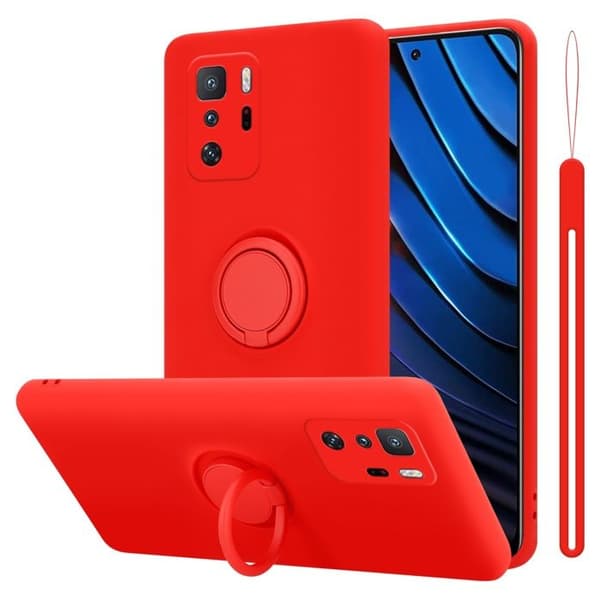 Fodral för Xiaomi POCO X3 GT i LIQUID RED Stötskydd Röd