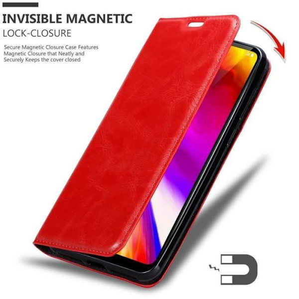 Cadorabo Fodral till LG G7 ThinQ i APPLE RÖD