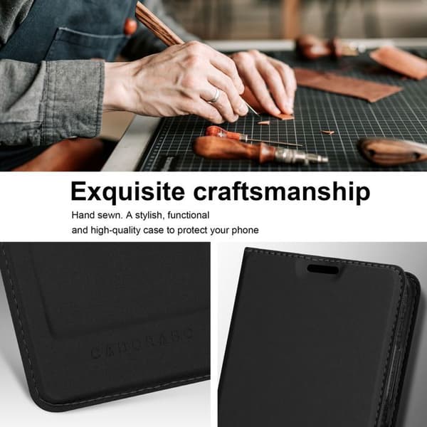 Flip-fodral för Xiaomi RedMi NOTE 8 PRO, Klassisk svart plånbok, Stötsäker Svart