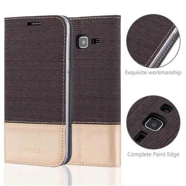Skyddsfodral för Samsung Galaxy J3 2016 i ANTRACITGRÅtt - Stötskyddande Etui Grå
