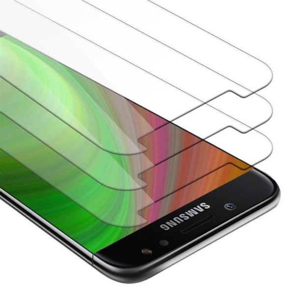 Skyddsglas för Samsung Galaxy J7 2018 - CADORABO - 3x härdat skyddsglas (Tempered)