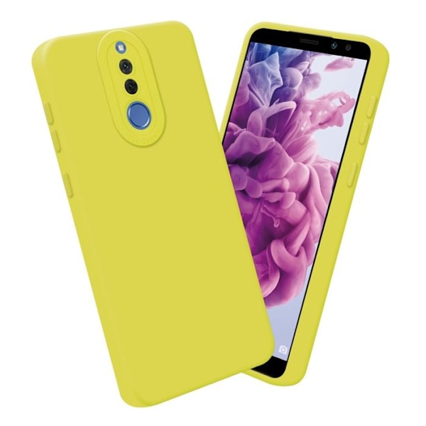 Skyddsfodral för Huawei MATE 10 LITE i FLUID GUL Silikon TPU flexibel Fodral Etui Täcka Skydd Gul