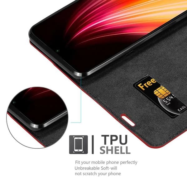 Etui för Xiaomi RedMi NOTE 8 Skal i RÖD ÄPPLE Röd