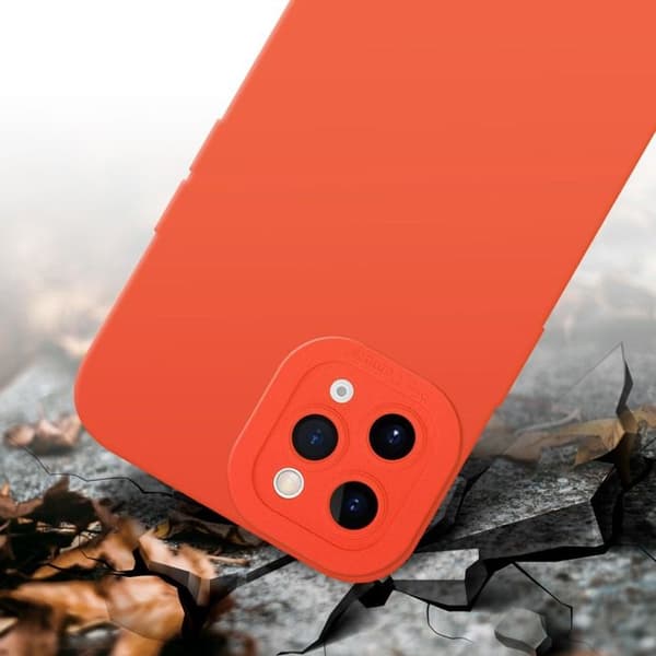 Skyddsfodral för iPhone 11 PRO MAX i FLUID ORANGE Stötskyddande Apelsin