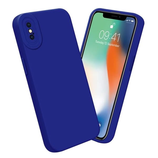 Skyddsfodral för iPhone XS MAX i FLUID BLÅ Stötsäker Blå