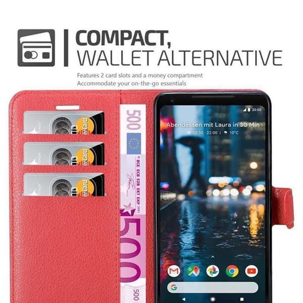 Fodral för Google PIXEL 2 XL i KIRSCHRÖD Röd