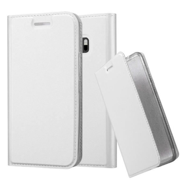 Cadorabo Fodral till HTC One M10 i KLASSIGT SILVER