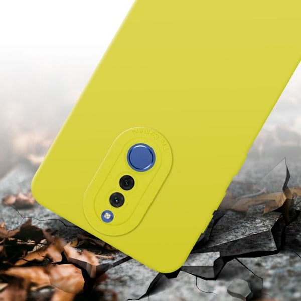 Skyddsfodral för Huawei MATE 10 LITE i FLUID GUL Silikon TPU flexibel Fodral Etui Täcka Skydd Gul