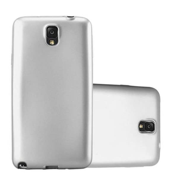 Skyddsfodral för Samsung Galaxy NOTE 3 Skyddsfodral i MATTSILVER Metallic Design Grå