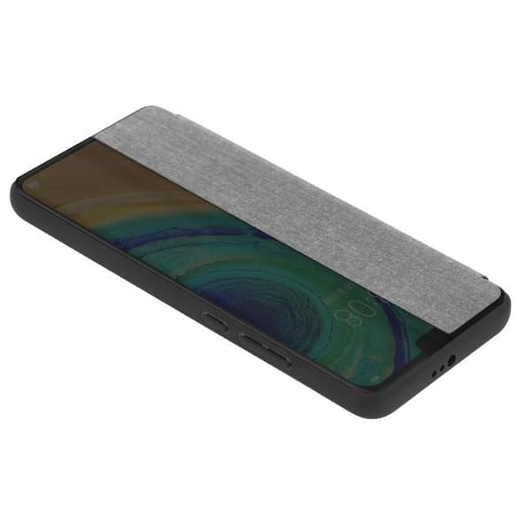 Etui för Huawei MATE 30 Fodral med lock i GRÅ Skydd Grå