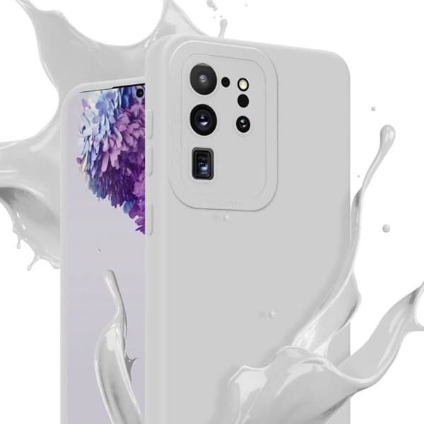 Skyddsfodral för Samsung Galaxy S20 ULTRA i FLUID VIT Stötsäker Vit