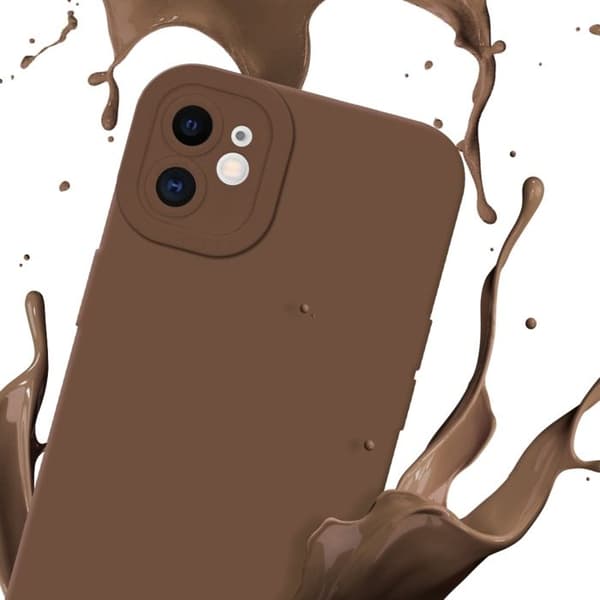 Skyddsfodral för iPhone 11 i FLUID BRUN Stötsäker brun