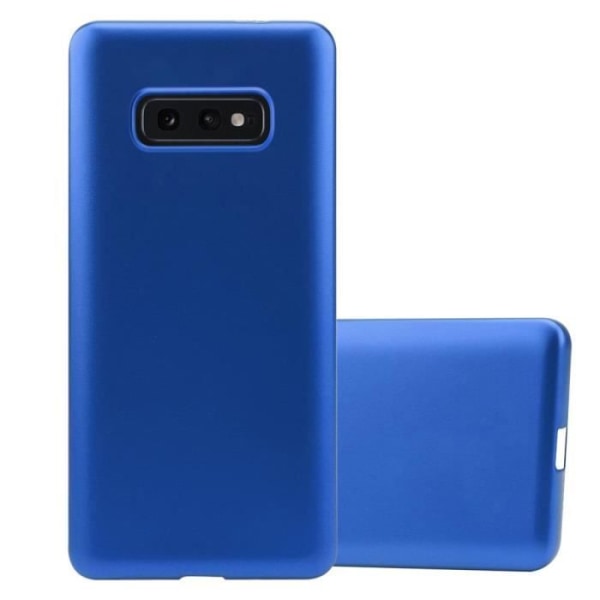 Fodral till Samsung Galaxy S10e i METALLIC BLUE Cadorabo Cover Protection Silikon TPU Flexibelt skal Matt