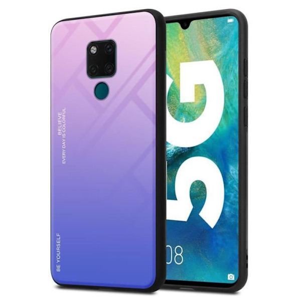 Fodral för Huawei MATE 20 Fodral i ROSA - BLÅT Fodral Skyddsskydd tvåfärgad TPU