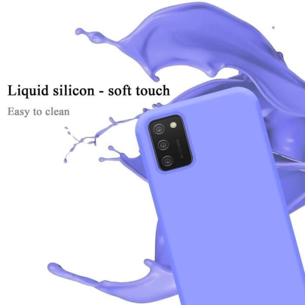 Fodral till Samsung Galaxy A02s i LIQUID LIGHT LILA Cadorabo Cover Silikon TPU