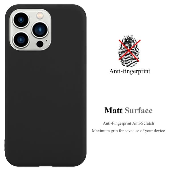 iPhone 14 PRO CANDY NOIR Skal Stötsäker Silikon Svart