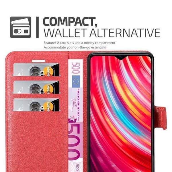 Etui för Xiaomi RedMi NOTE 8 PRO i KIRSCHRÖD Röd