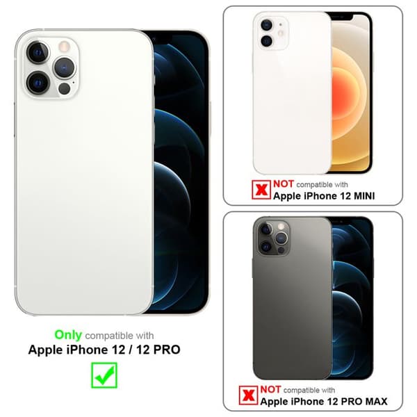 Etui för iPhone 12 / 12 PRO i KIRSCHRÖD Röd