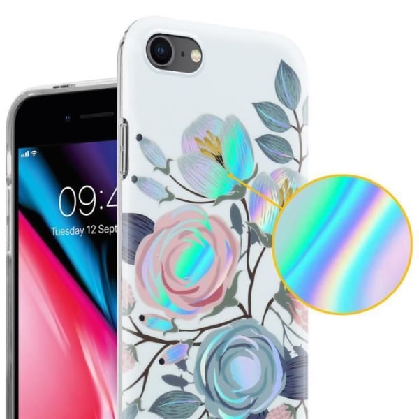 Fodral för Apple iPhone 7 / 7S / 8 / SE 2020 Fodral PEONY FLOWERS Fodral Skyddande silikon TPU blommig plånbok