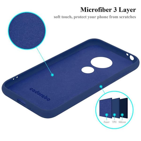 Skyddsskal för Motorola MOTO E5 PLAY GO Stötabsorberande i LIQUID BLUE Blå