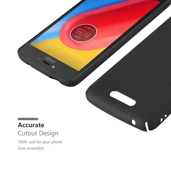 Coque - CADORABO - MOTO C - Frostad - Stötskydd - Elegant Design Svart