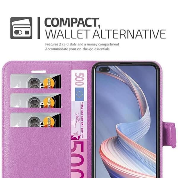 Etui för Oppo A92s i ORKIDÉER VIOLETT Violett