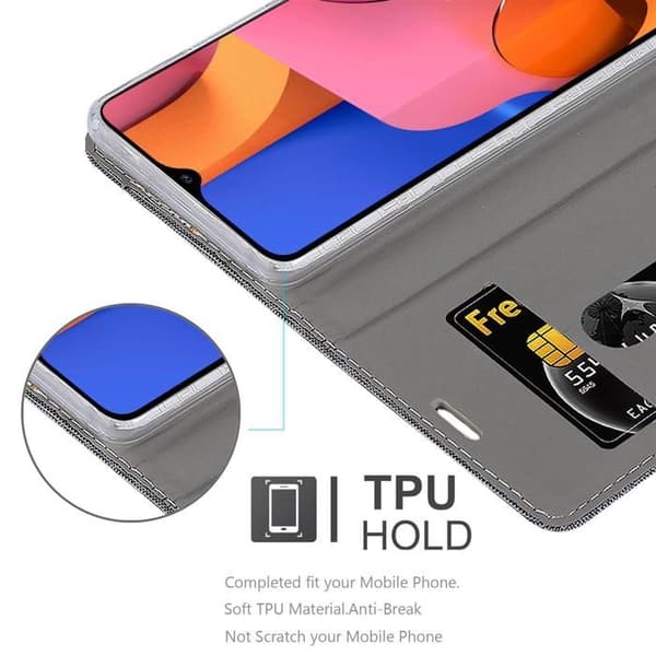 Skyddsfodral för Samsung Galaxy A20 / A30 / M10s i GRÅ SVART Stötskyddande Etui Grå