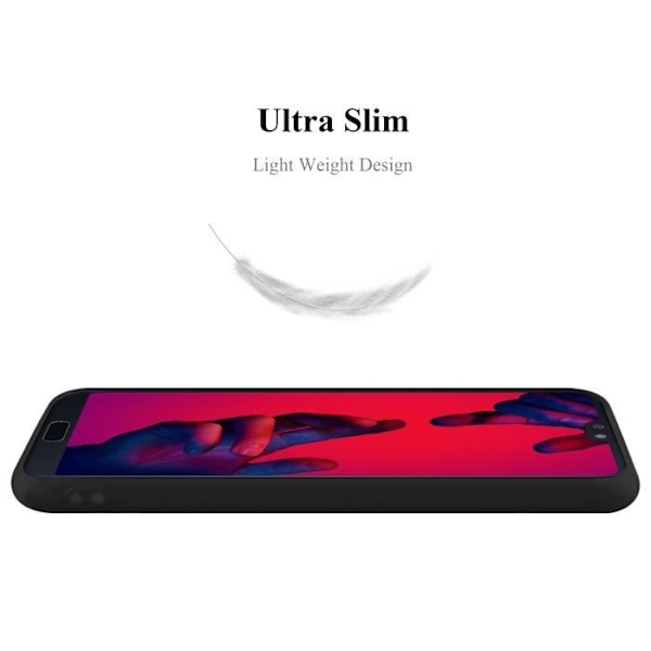 Fodral - CADORABO - Huawei P20 PRO / P20 PLUS - TPU silikon - Stötskydd - Tunn och lätt design Candy Black
