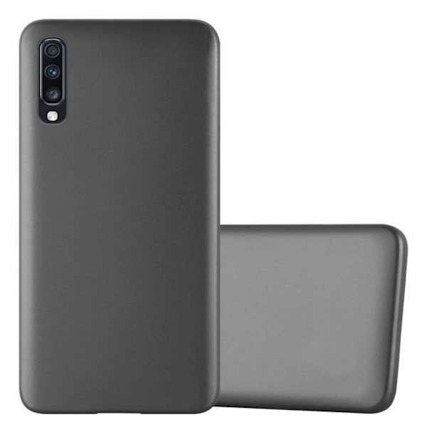 Fodral för Samsung Galaxy A70 / A70s Fodral i METALLIC GREY Fodral Skydd Silikon TPU Matt Fodral METALLISK GRÅ