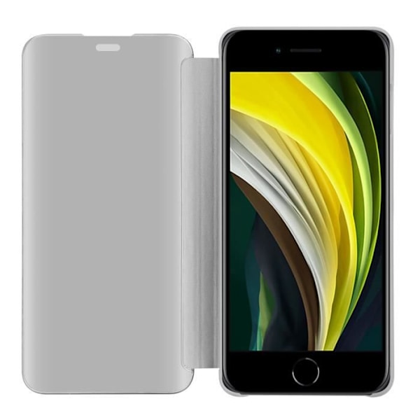 Fodral för Apple iPhone 7 / 7S / 8 / SE 2020 i SILVER AGATE Clear View Cadorabo Cover 360 graders spegelskydd