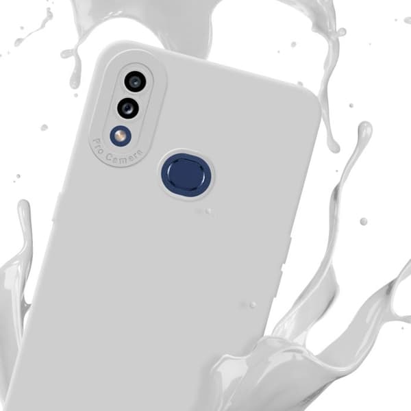 Skyddsfodral för Samsung Galaxy A10s / M01s i FLUID VIT Stötsäker Vit