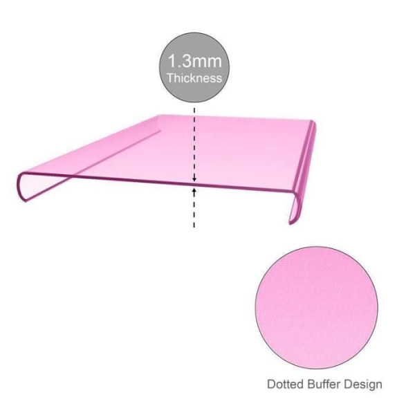 Cadorabo Fodral till HTC Desire 12 PLUS i TRANSPARENT ROSA