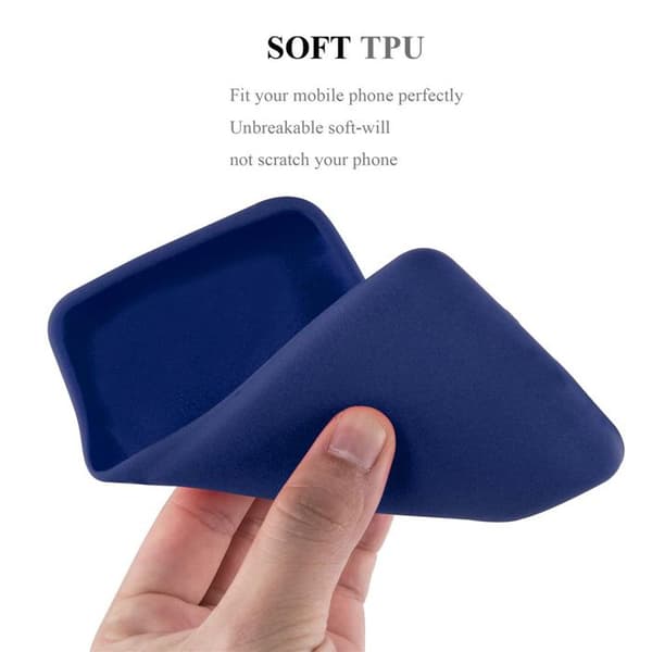 Skyddsfodral för iPhone 11 PRO CANDY MÖRKBLEU Stötsäker Silikon Blå