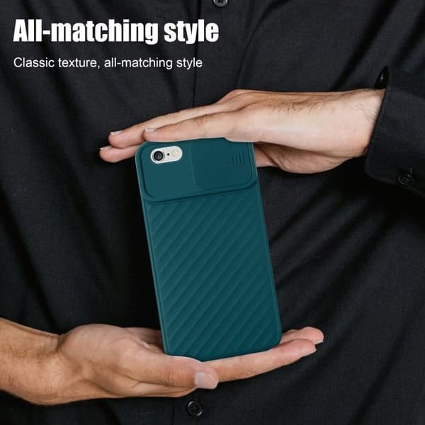 Skal för iPhone 6 PLUS / 6S PLUS i Grön Matt med Skydd för kamera Grön