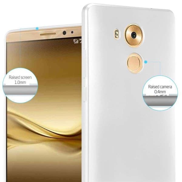 Skyddsfodral för Huawei MATE 8 Skyddsfodral i MATTSILVER Metallic Design Grå