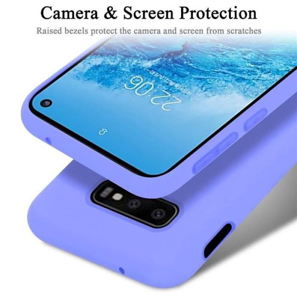 Cadorabo skal för Samsung Galaxy S10 E - i Lila - Flexibelt TPU-silikon