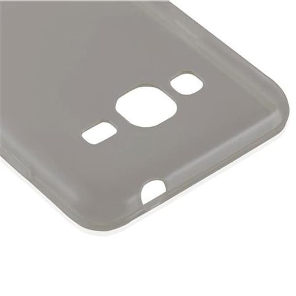 Transparent stötsäker silikonfodral för Samsung Galaxy J3 2016 Svart