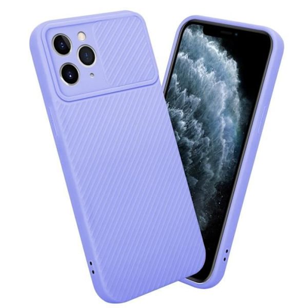 Hus för iPhone 11 PRO MAX - CADORABO - Silikon TPU-fodral - Skydd för kameran - Lila - Flexibel Lila
