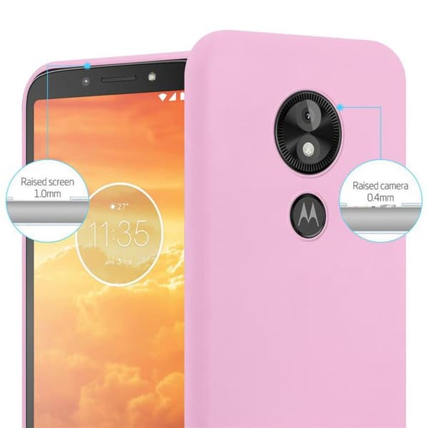 Skyddsfodral för Motorola MOTO E5 PLAY CANDY ROSE VIF Stötsäker Silikon Ros