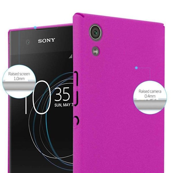 Coque för Sony Xperia XA1 Etui i FROSTY ROSE VIF Houssi Hard Case Skydd med frostig yta Rosa