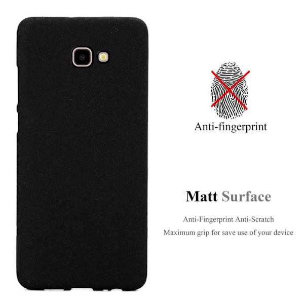 Fodral - CADORABO - Samsung Galaxy J4 PLUS - TPU silikon - Stötskydd - Tunn och lätt design Frost Svart
