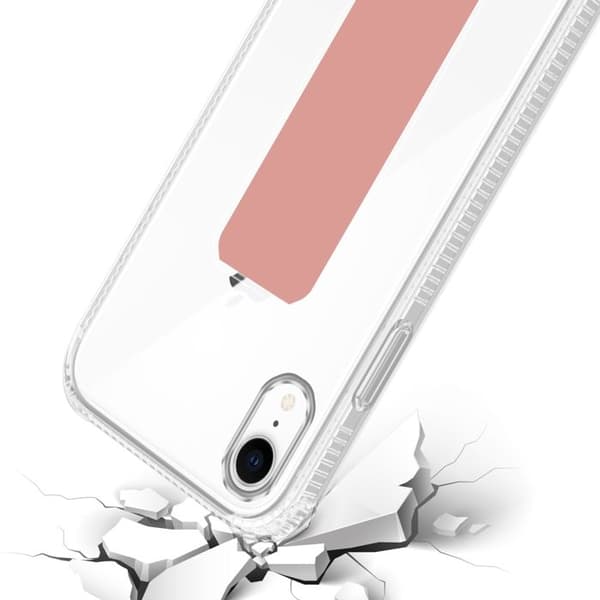 iPhone XR Fodral ROSA med stöd och ställfunktion Ros