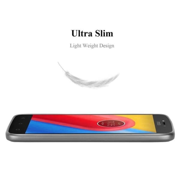 Skyddsfodral för Motorola MOTO C PLUS Skyddsfodral i MATTS GRÅ METALLISK design Grå